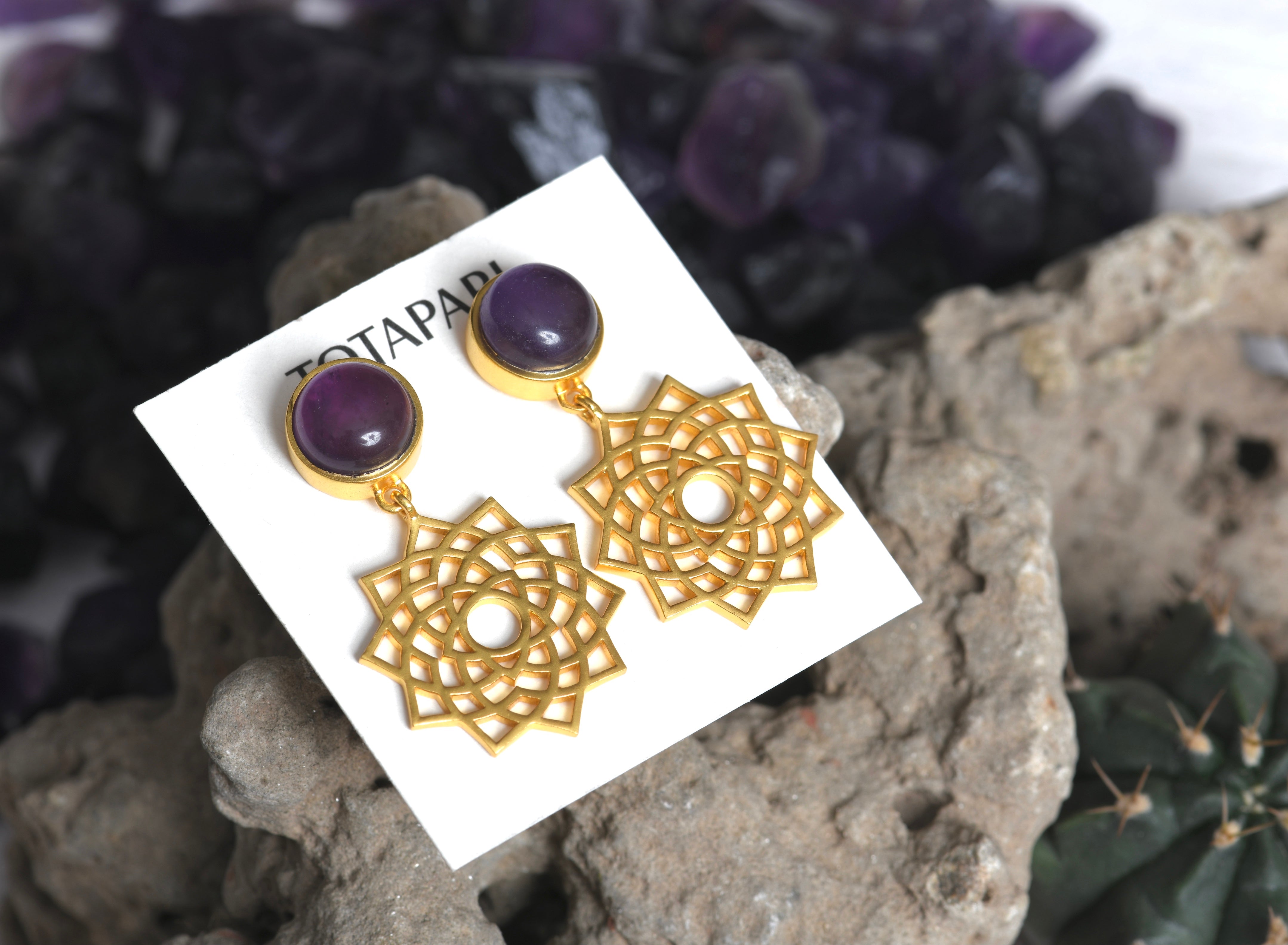 Crown Chakra Earrings