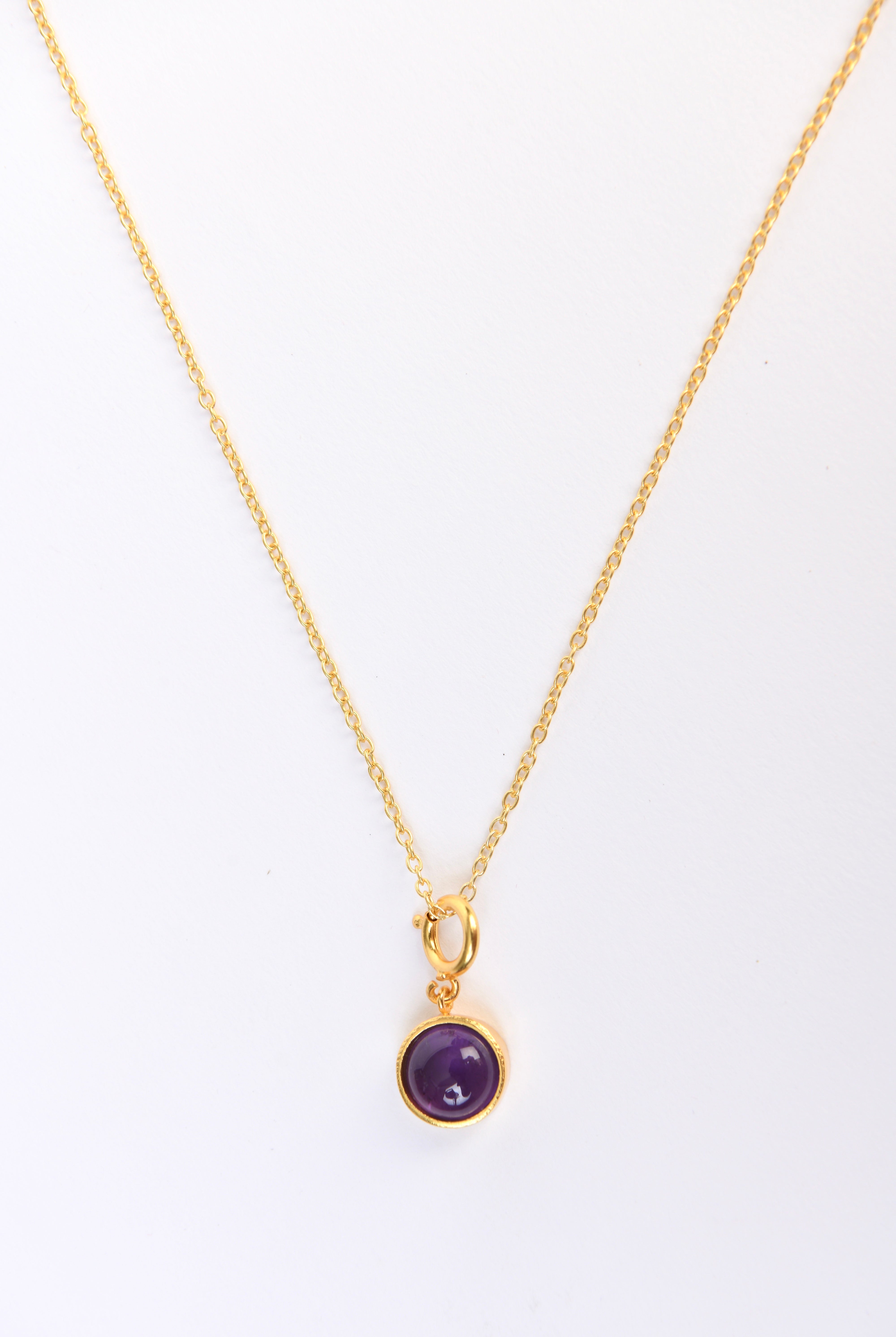 Crown Chakra Charm Necklace