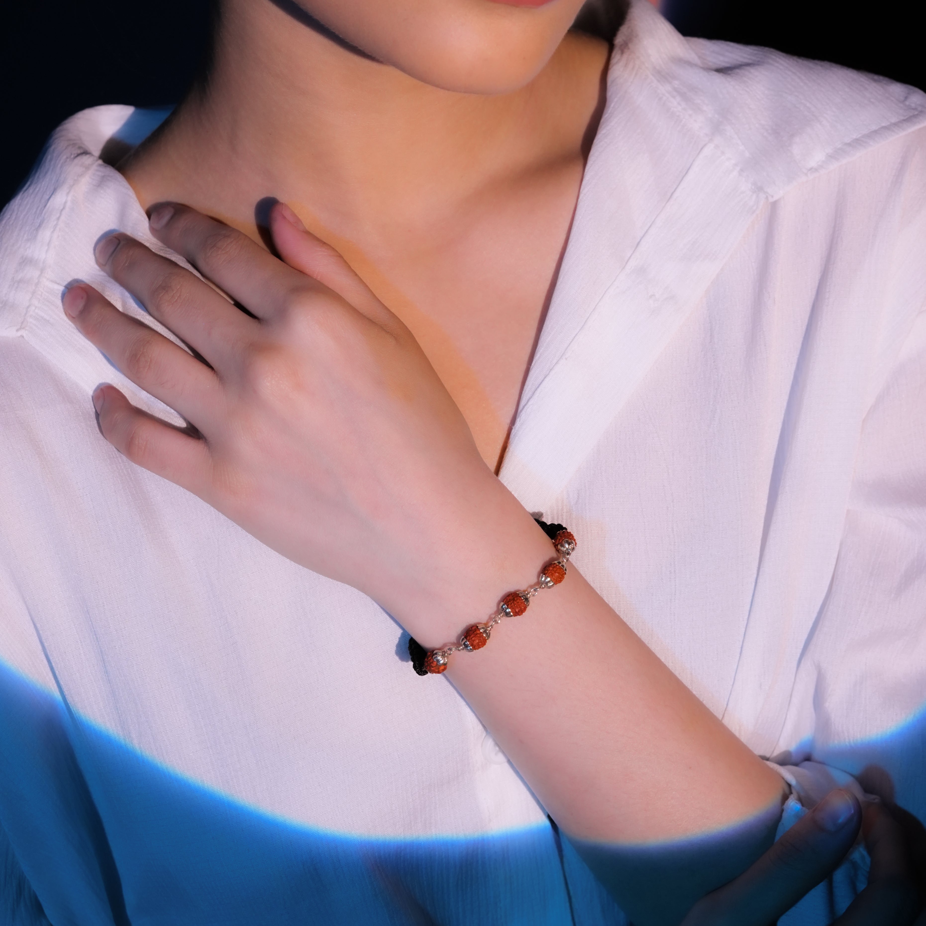Rudraksha Black Thread Power Bracelet