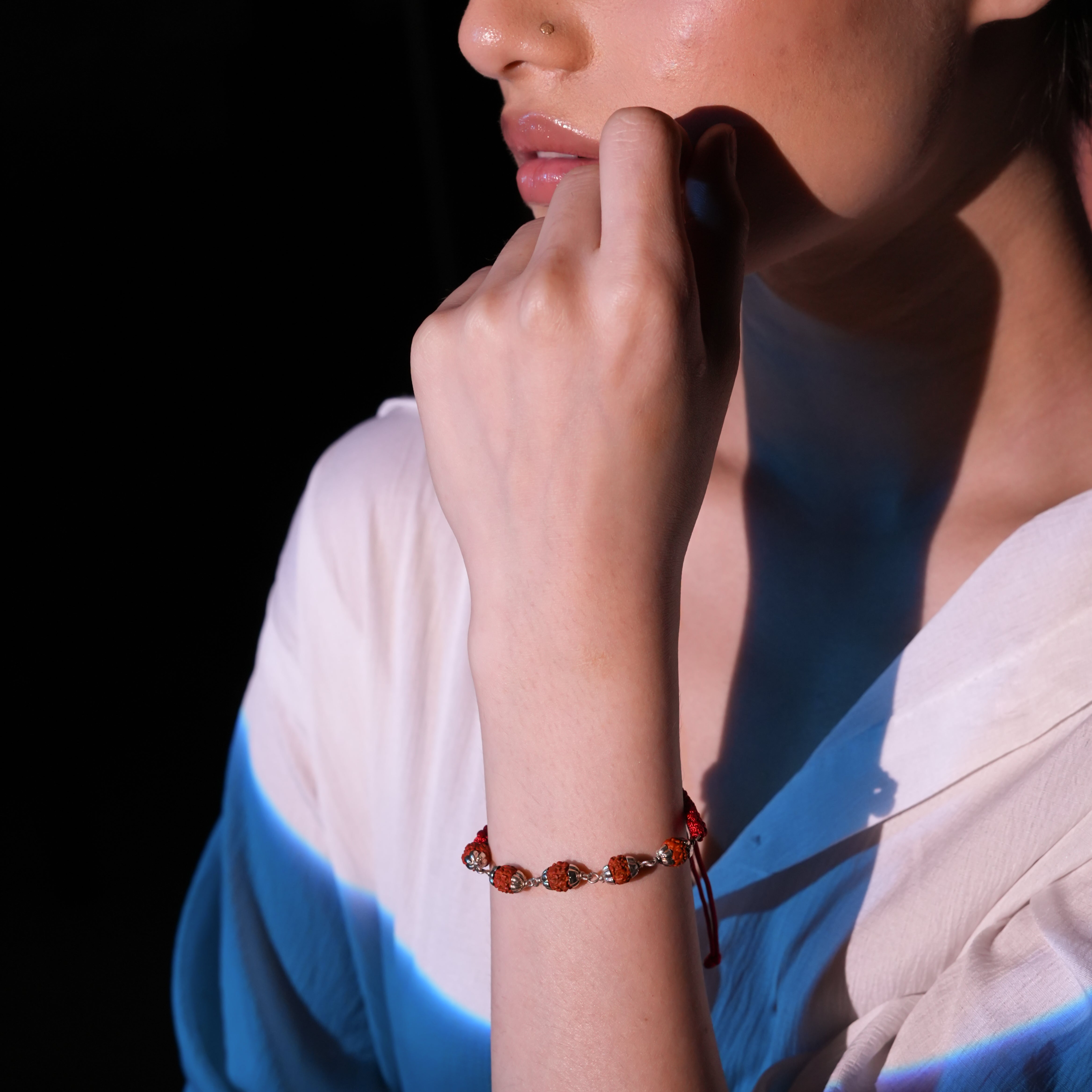 Rudraksha Red Thread Power Bracelet