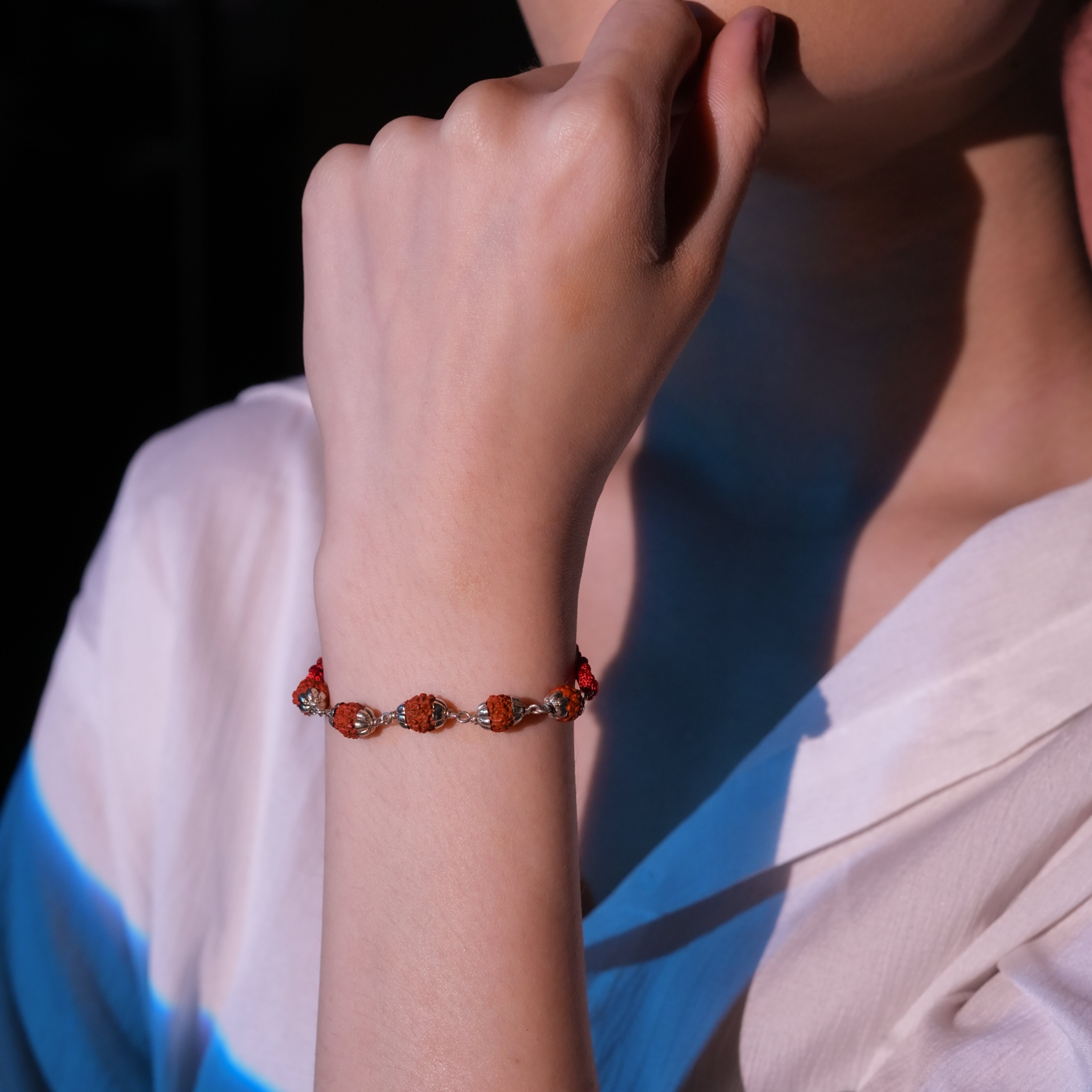 Rudraksha Red Thread Power Bracelet