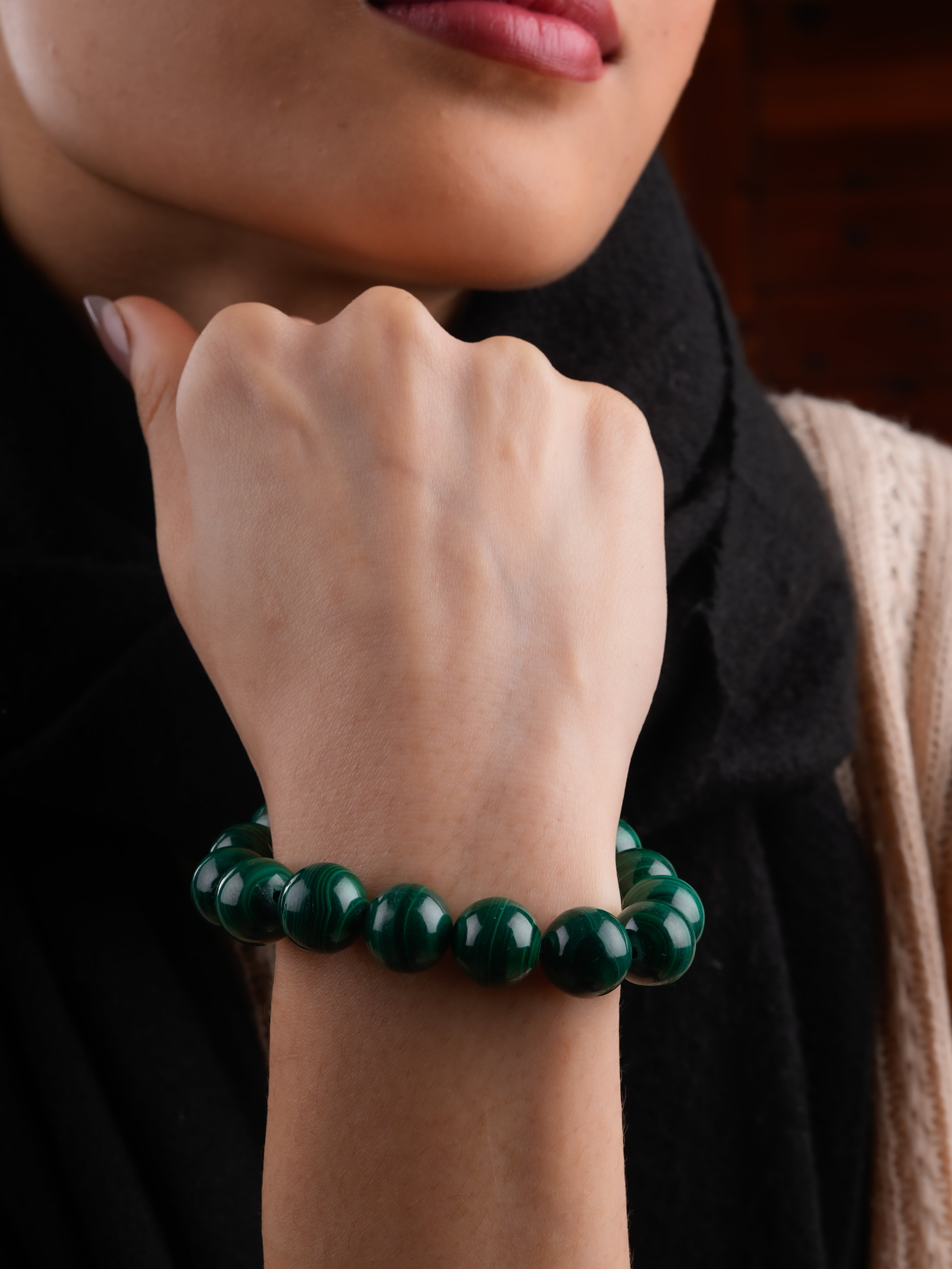 Malachite Gemstone Bracelet
