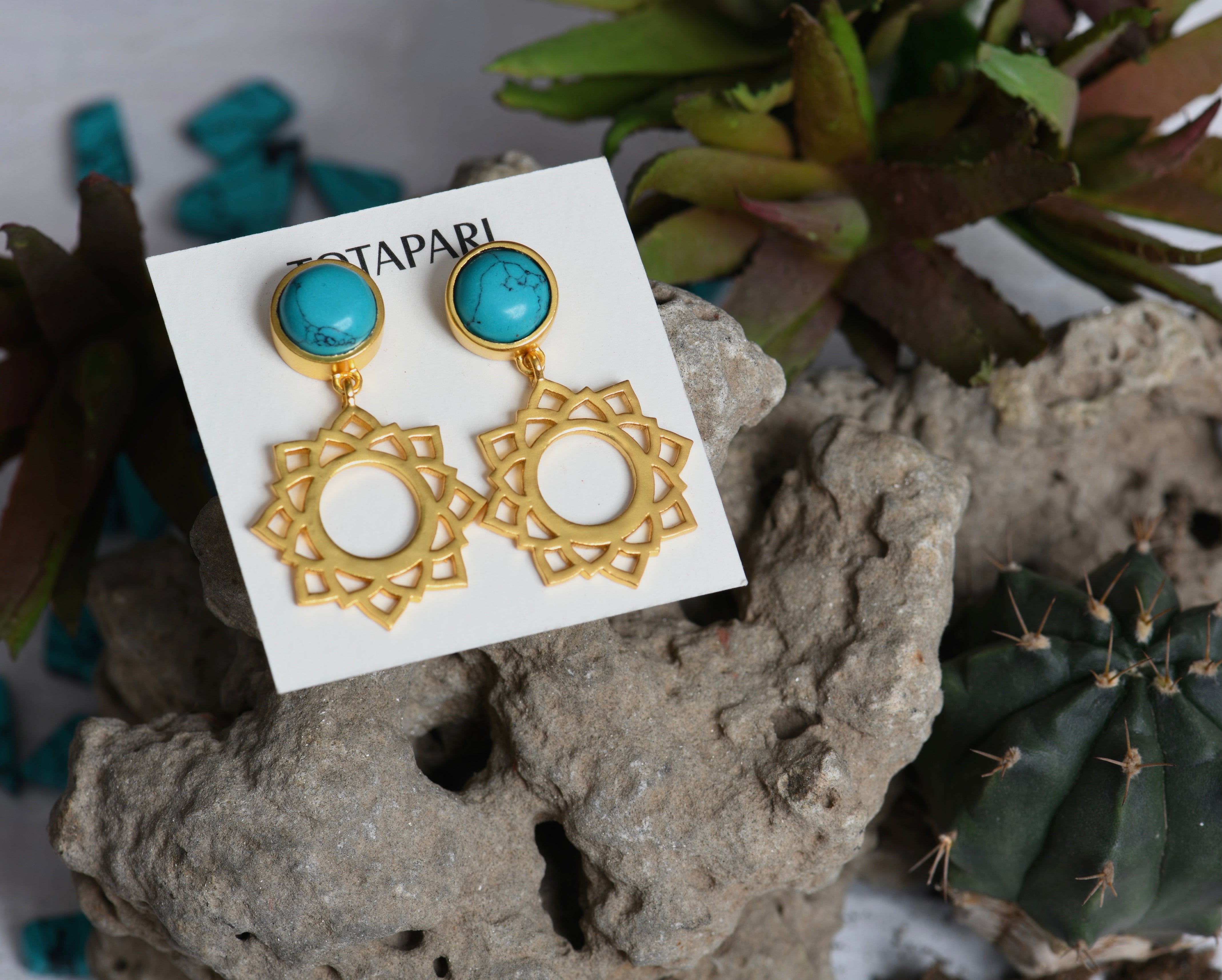 Vishuddhi Chakra Earrings
