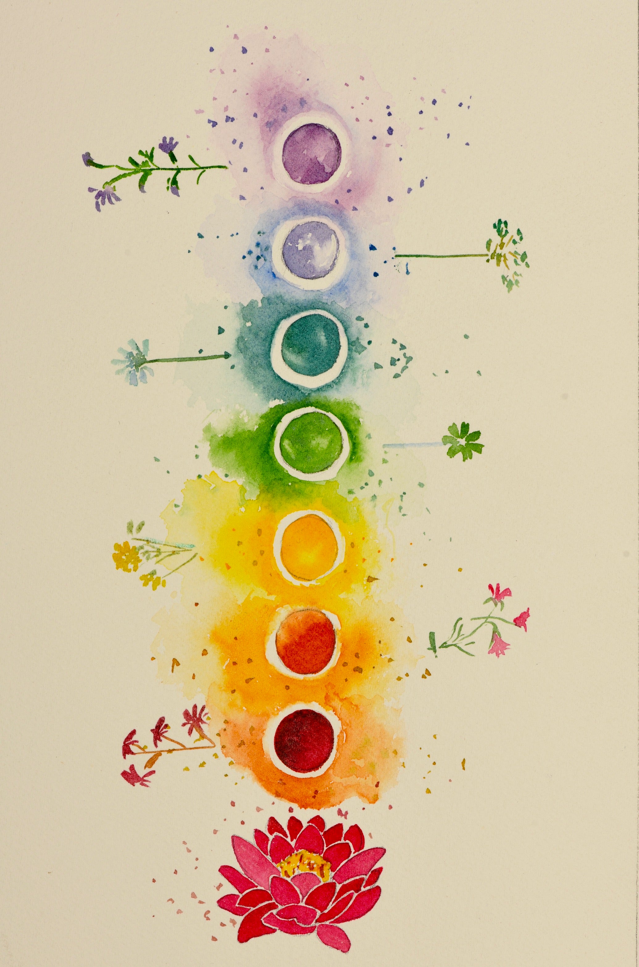 Crown Chakra Linked Necklace
