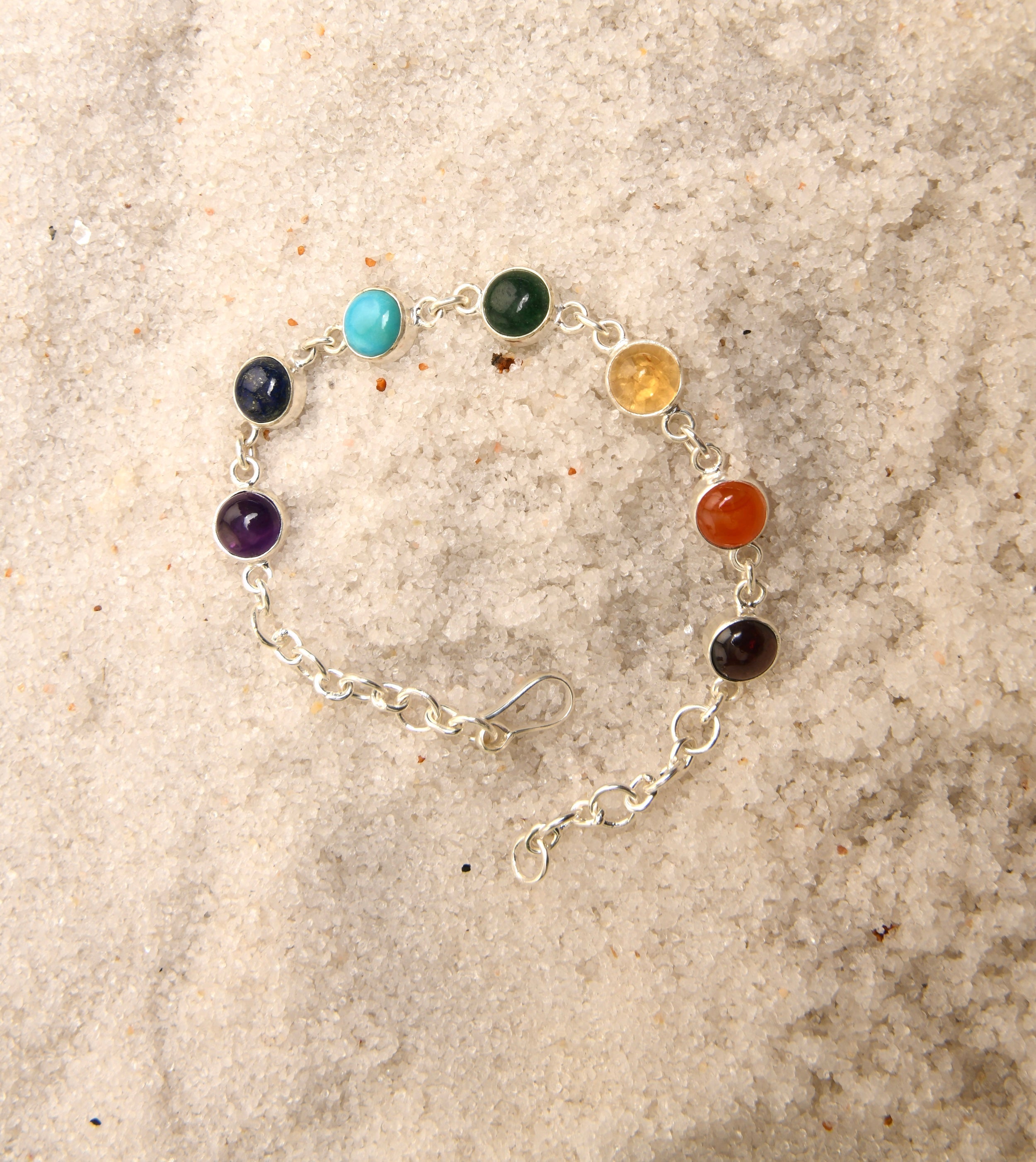 Classic Chakra Gemstones Bracelet