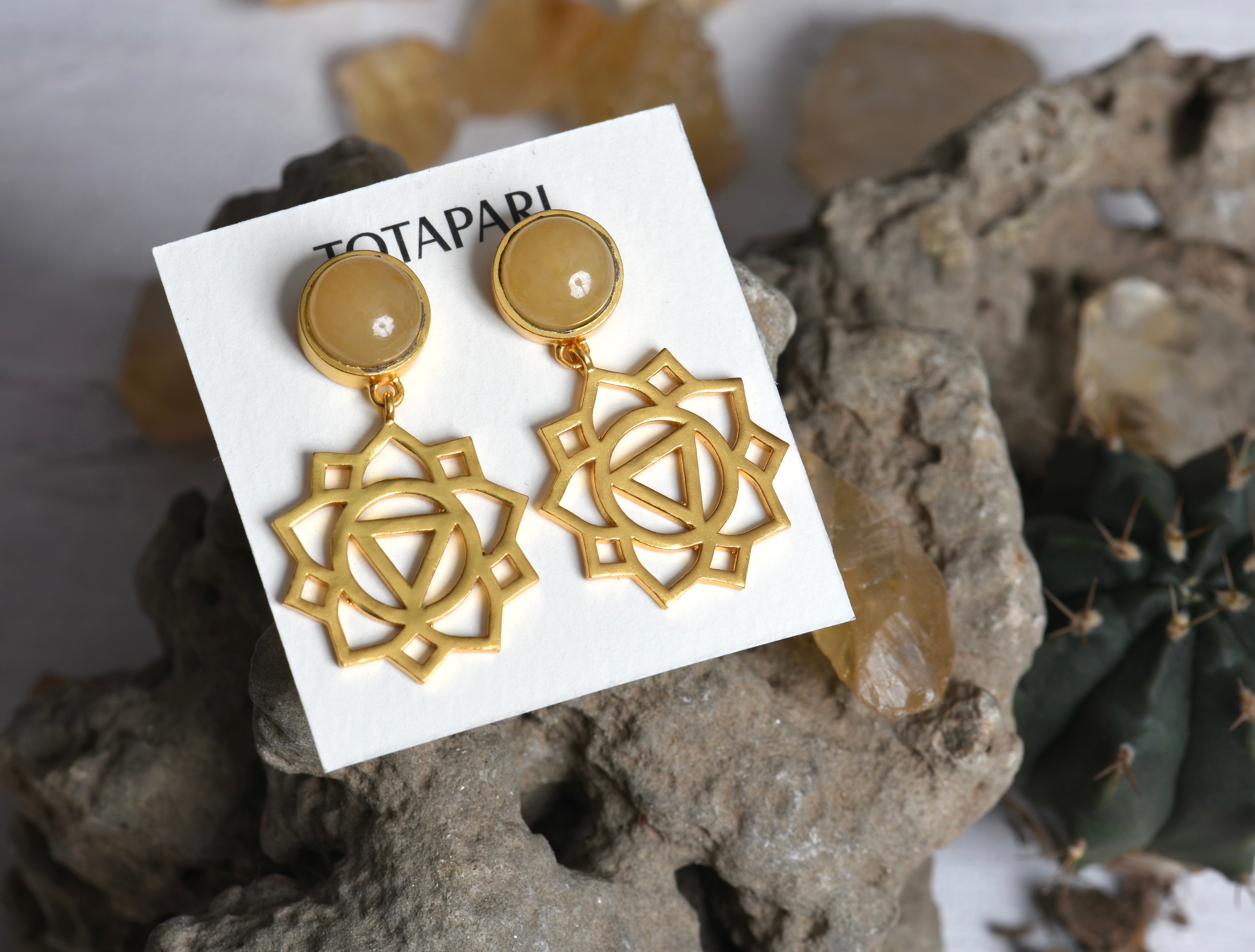 Manipura Chakra Earrings
