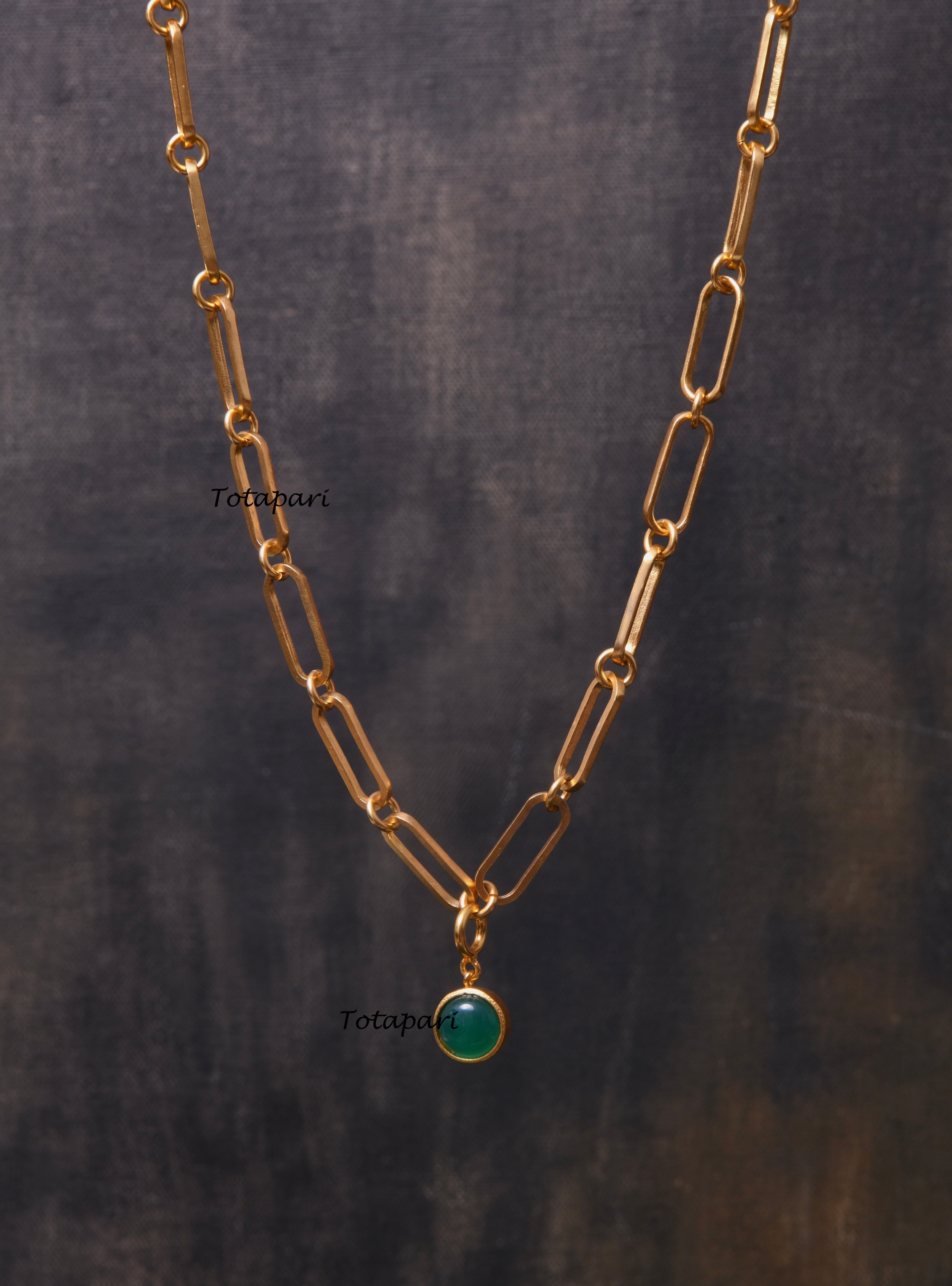Heart Chakra Linked Necklace