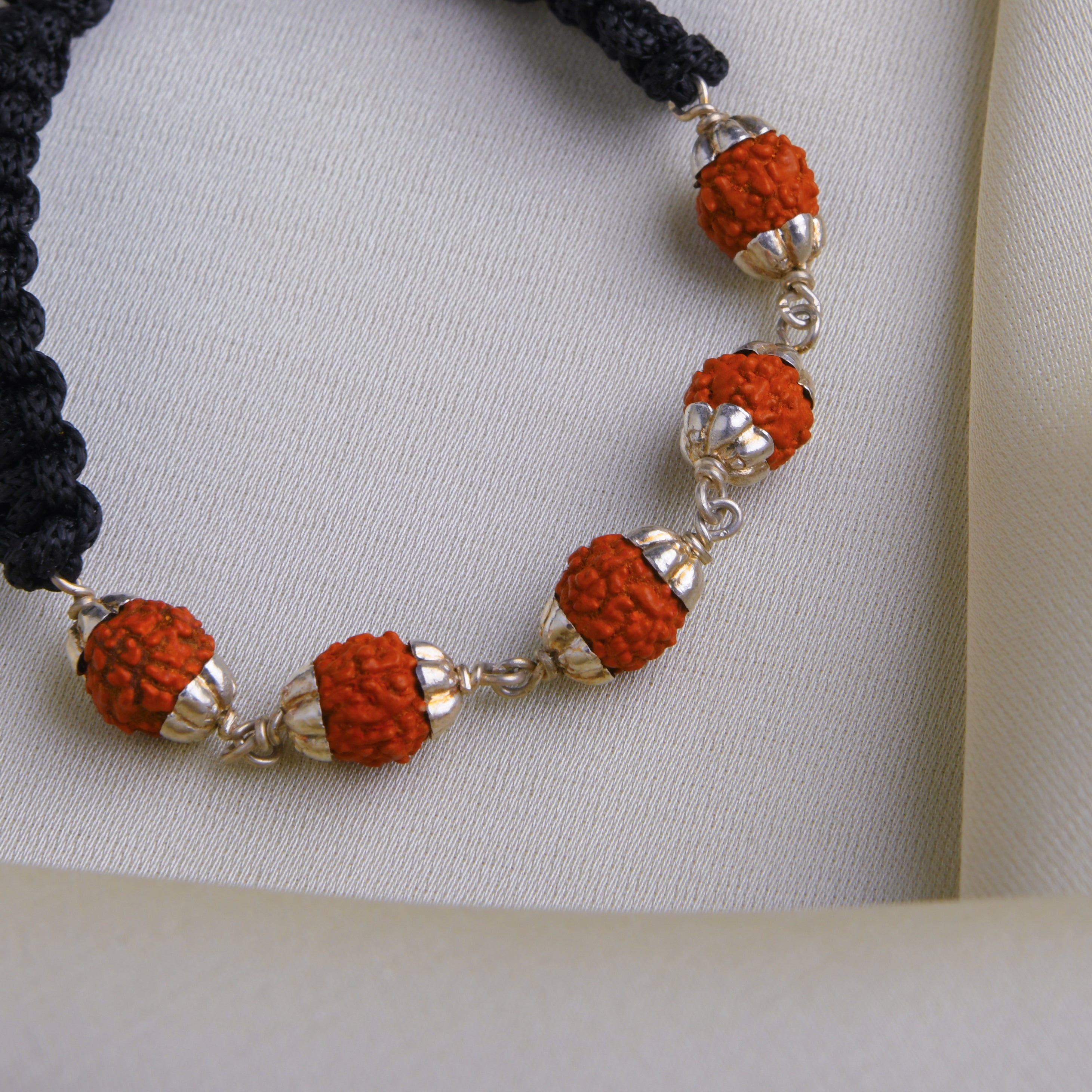Rudraksha Black Thread Power Bracelet