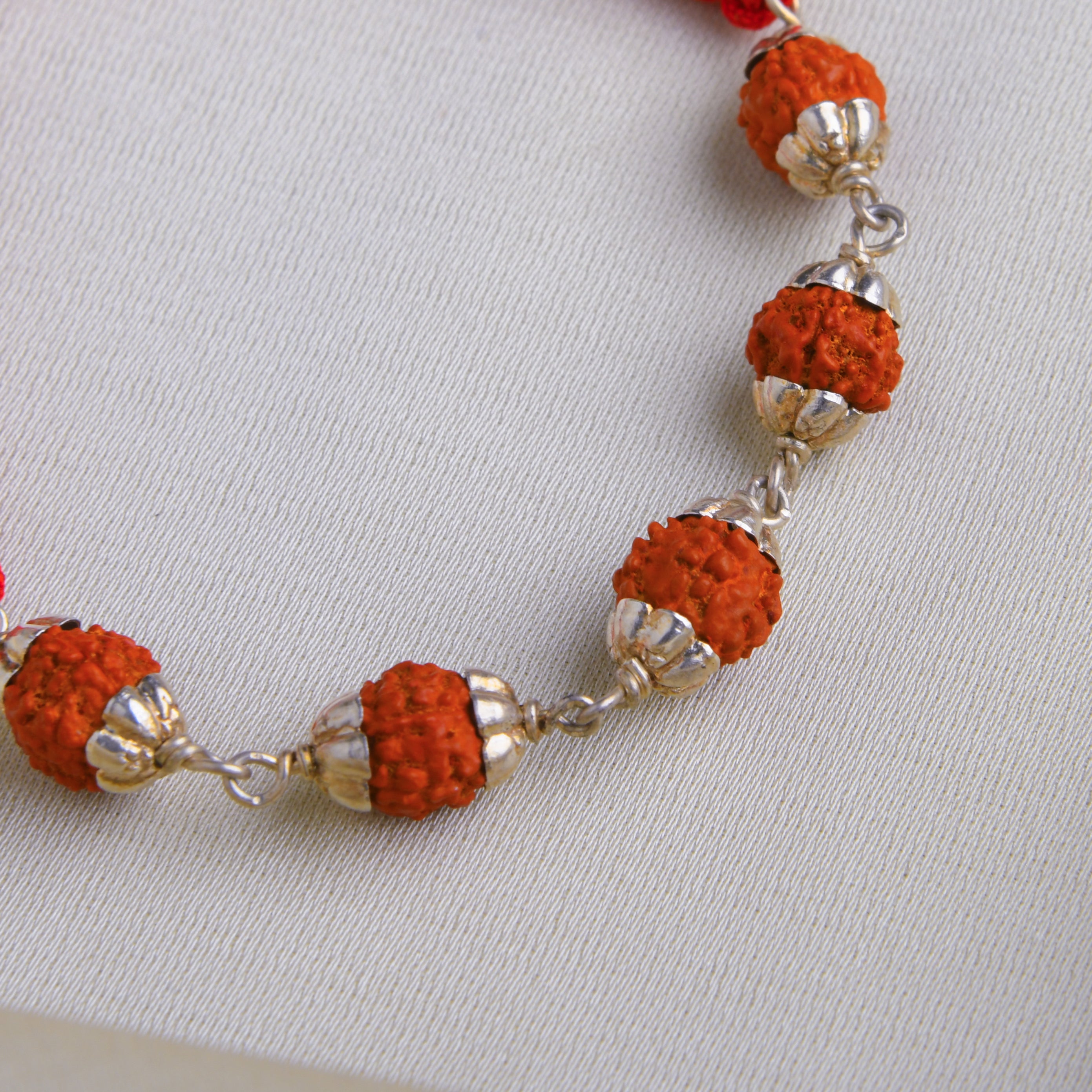 Rudraksha Red Thread Power Bracelet