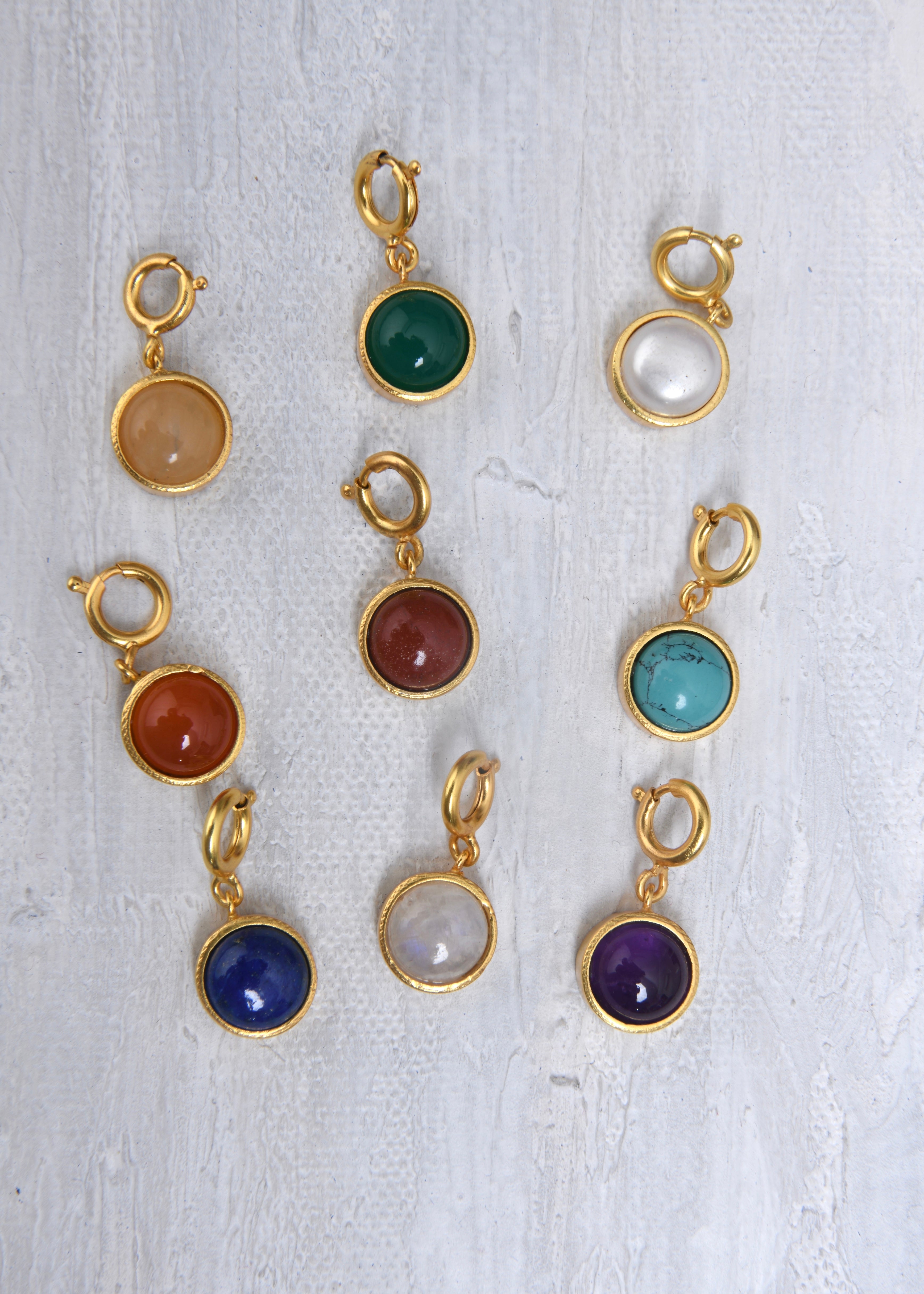 Moonstone Charm Necklace