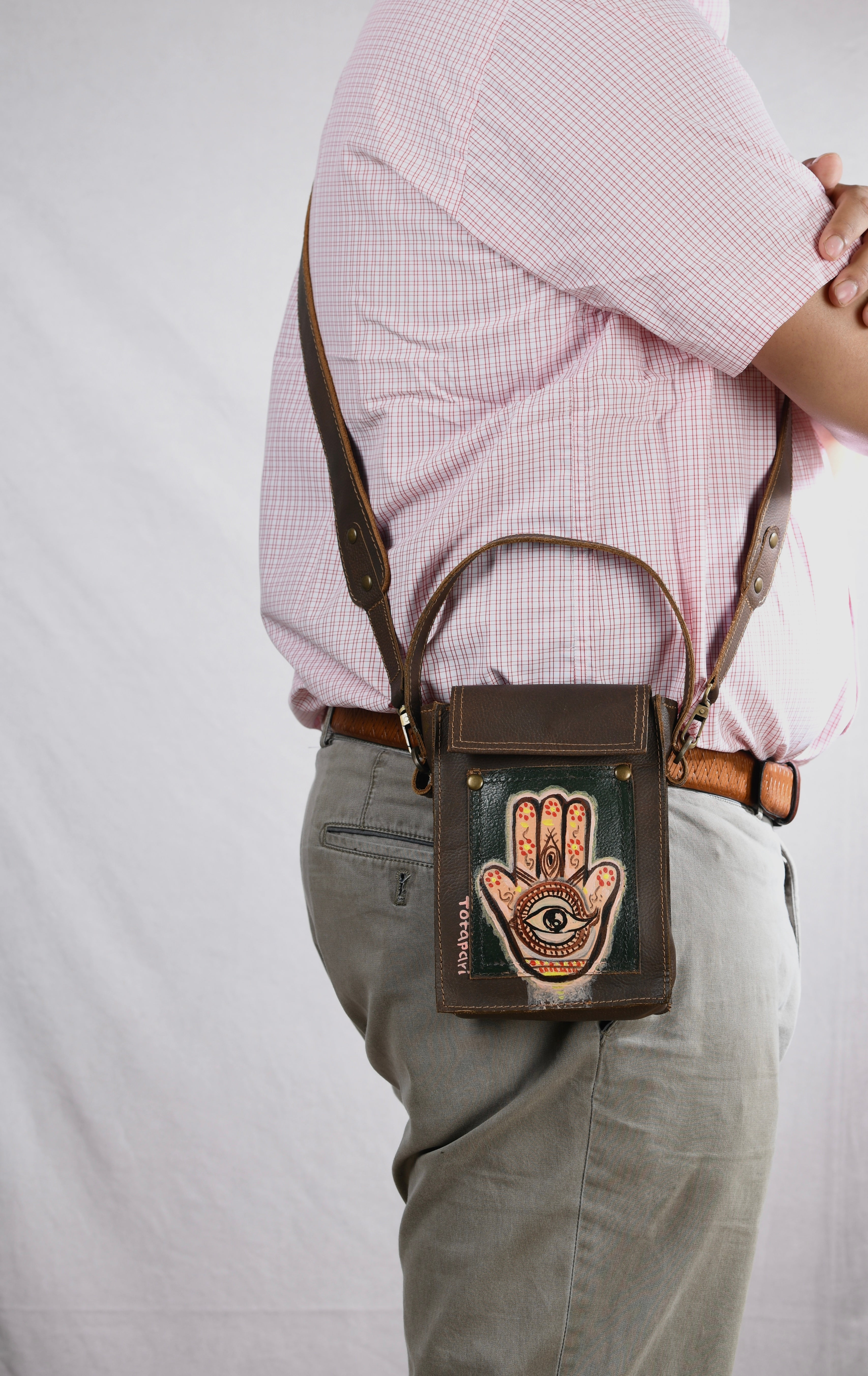 Hamsa Handpainted Bag I